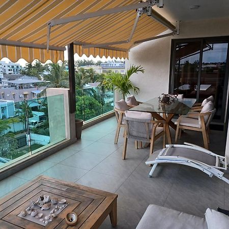 Splendide Penthouse Vue Mer A 5 Mn A Pied De La Plage Flic-en-Flacq Dış mekan fotoğraf